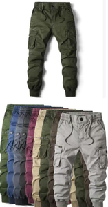 <span class=keywords><strong>Pantaloni</strong></span> da Lavoro Personalizzabili <span class=keywords><strong>con</strong></span> Logo, <span class=keywords><strong>Elastico</strong></span> in Vita e Coulisse, Tasche Multiple <span class=keywords><strong>con</strong></span> Zip, per Lavoro e Uso Casual - Product Image 3