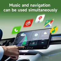 Adaptateur sans fil 5.0 GHz pour véhicule, USB avec câble, transmission rapide, connexion stable au smartphone, accessoires auto