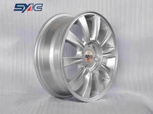 جنوط ألمنيوم SYAC بديلة بالجملة مقاس <span class=keywords><strong>16</strong></span> بوصة R16x6.0j PCD4x114.3 فضية متعددة الأذرع لسيارة سوناتا - Product Image 4