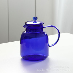 BlueHigh-temperature resistant large-capacity cold water bottle, household high-appearance-<b>level</b> cold water bottle set - Product Image 6