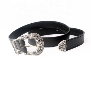 Cintura da donna in stile Vintage in lega intagliata e cintura Casual in vera pelle sintetica ampia pelle - Product Image 5