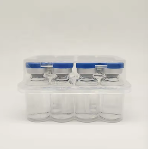 Custom 3ml 5ml 7ml 10ml 10cc Cillin Bottle <b>Storage</b> Travel Case Plastic Clear Vial <b>Boxes</b> with Recycled <b>Materials</b> Vials Holder - Product Image 2