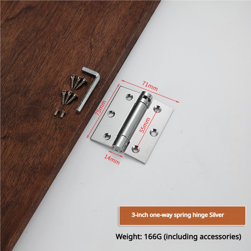 บานพับสปริงแบบทางเดียว3นิ้ว