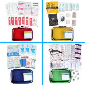 Professional Essentials EMT/EMS Trauma Kit Emergency Rescue Bag With 4 Separate First Aid Kits