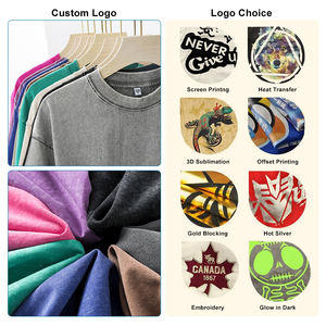 Camisetas de Manga Corta Casuales para Hombre, con Logotipo Personalizado, Ecológicas, Transpirables, de Secado Rápido, Ajuste Holgado, 100% Algodón, Alta Calidad, Estilo Vintage - Product Image 2