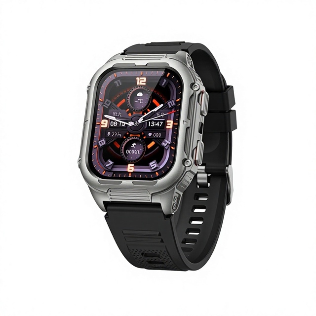 Sports Smartwatch with Heart Rate and Blood Oxygen Monitoring, Unisex Sports Bluetooth Watch