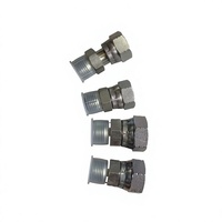 Raccord hydraulique droit forgé de qualité fiable en acier au carbone et acier inoxydable, adaptateur scellé