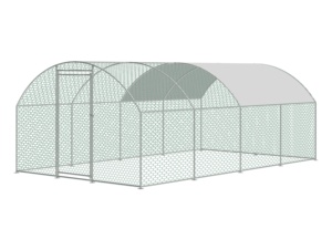 โรงเรือนเลี้ยงไก่แบบเดินเข้าได้ ขนาด 15 ลูกบาศก์เมตร หลังคาโค้ง โครงเหล็ก ขายส่ง BSCI  ตาข่ายโลหะสำหรับเลี้ยงไก่ - Product Image 6