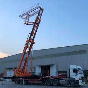 Safe Reliable Aerial Work Lifter with Complete Core Components PLC Gearbox Motor for High Rise Building Construction <b>Material</b> - Product Image 1
