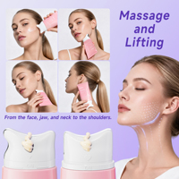 Tube de crème pour le cou D50 personnalisé avec applicateur de massage liftant en forme de V 150ml 200ml