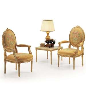 Chaise de loisir unique Chaise de canapé française de luxe Tissu Art Salon Grande famille Livre d'étude Réception Fauteuil pour chambre d'hôtel - Product Image 1