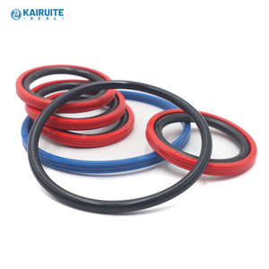 Anneau de tenue en polyuréthane rouge bidirectionnel pour cylindre et trou de piston PS1850-V PS1600 MPS AP PCG - Product Image 1