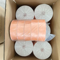 Rouleau de ruban de satin de polyester double face de couleur unie personnalisé en gros 38mm pour l'emballage de boîte-cadeau de bouquet de fleurs