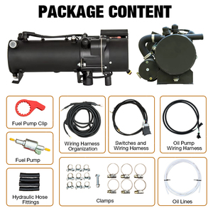Chauffage à carburant liquide RUIDIAITE 10kw 24V Préchauffage du moteur diesel de voiture Système de chauffage de l'eau automatique à température constante pour camion - Product Image 2