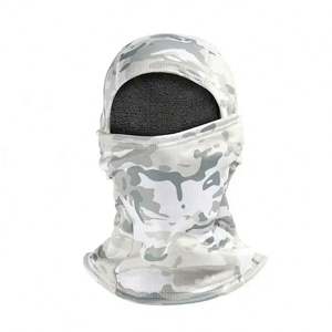 I-0091 Fleece Inside <b>Balaclava</b> <b>Full</b> <b>Face</b> Shield Hunting Camo Motocross Cycling Sports Fishing & Daily Use Helmet Liner Cap - Product Image 4