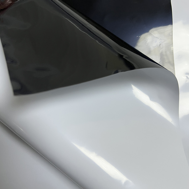 Noir/blanc 5.5mil 10 * 100ft