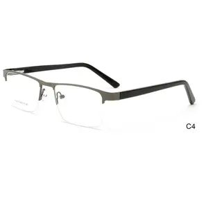 Alta Qualidade Moda Metal Square Eyewear Frames Cheap Eyewear Reading Glasses Frame Para Homem Mulher