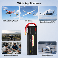 Paket Baterai Drone OEM High Density High Capacity Semi-solid State 8000mah 4S 15.2V Tegangan Tinggi untuk Pesawat UAS UAV VTOL Drone