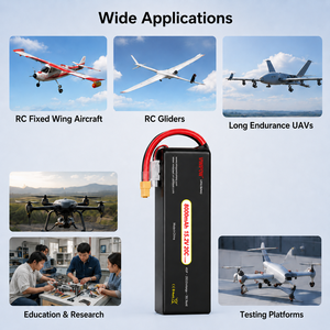 Batterie de drone OEM haute densité, haute capacité, semi-solide, 8000 mAh, 4S, 15,2 V, haute tension, pour UAS, UAV, VTOL - Product Image 4