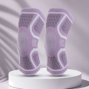 Genouillère tricotée antidérapante avec maille respirante pour la course, le fitness et la protection des genoux lors des activités sportives - Product Image 1