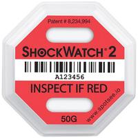 Étiquettes ShockWatch originales avec étiquettes complémentaires, autocollants indicateurs ShockWatch2