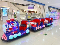 Obral kereta listrik Mini tanpa jejak permainan anak menyenangkan untuk anak-anak di mal belanja & Taman Hiburan
