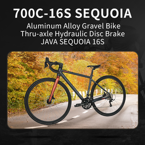 <span class=keywords><strong>JAVA</strong></span> SEQUOIA グラベルバイク アルミニウム合金 16速 油圧ディスクブレーキ 700C 自転車 - Product Image 4