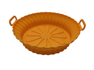 Vente chaude pour <span class=keywords><strong>Amazon</strong></span> <span class=keywords><strong>Friteuse</strong></span> à <span class=keywords><strong>air</strong></span> transfrontalière Plateau de cuisson Moule en silicone de qualité alimentaire épaissi pour la cuisson de gâteaux pliants pour la cuisson - Product Image 3