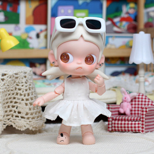 Gz604237 Vestido de muñeca de 20cm, estilo princesa blanca, traje de primavera y verano para muñeca Zsiga, accesorios de ropa - Product Image 2