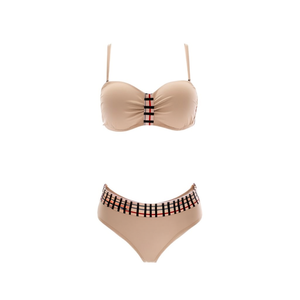 Costume da bagno intero HDJ taglie forti con controllo pancia, monokini a fascia a vita alta 77225 - Product Image 2