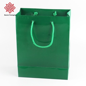 Custom Full Color Anime Character Print <b>Paper</b> Shopping Bags Black Braided Rope Handle Comic Exhibition Gift Tote Bags - Product Image 3