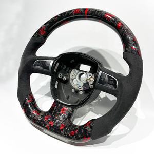 Pièces de course pour voitures, volant de course en fibre de carbone forgée, volant de jeu pour voiture, volant pour PC pour Audi <span class=keywords><strong>S5</strong></span> - Product Image 3