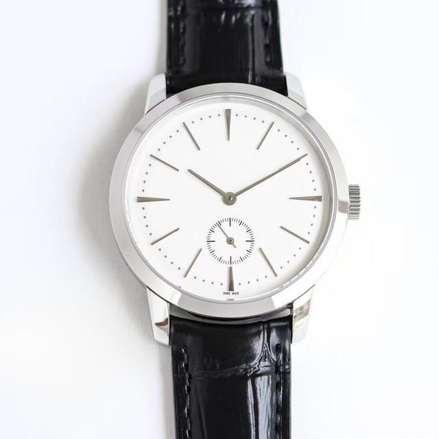 Classic Minimalist Sapphire Crystal Stainless Steel Case White Dial Waterproof Luxury High Quality Automatic Mechanical Watch