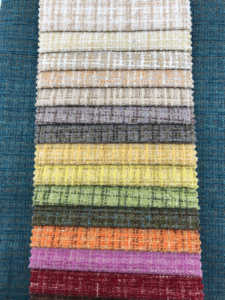 Tissu d'ameublement respirant en chenille microfibre, motif Dobby teint en fil, à poils courts, poids moyen, en <span class=keywords><strong>tweed</strong></span> bouclé, le plus vendu pour la maison et les sacs - Product Image 4