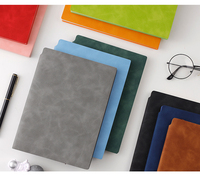 Journal à couverture rigide avec impression personnalisée A5 A6 B5 cuir tissu lin quotidien hebdomadaire mensuel planificateur coffret cadeau stylo boîte Gratitude Mental