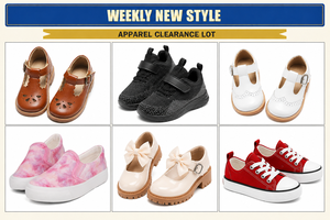 Envío al por mayor de calzado infantil surtido para niños y niñas: zapatillas antideslizantes, sandalias, zapatos de lona, tenis y mocasines. - Product Image 5