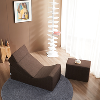 Canapé-lit d'angle pliant OEM personnalisé pour décorateur intérieur, rénovation de petit salon, mobilier pour projets en gros