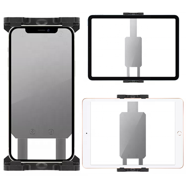2026 Universal Flexible Plastic 1/4 Mobile Smart Phone Stand Holder Clip and Tablet PC Mount Clamp 7inch 12.9inch 13inch 15inch