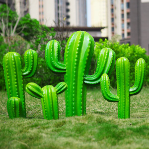 Sculpture en fibre <span class=keywords><strong>de</strong></span> verre <span class=keywords><strong>de</strong></span> cactus <span class=keywords><strong>de</strong></span> taille similaire T005 Personnage <span class=keywords><strong>de</strong></span> cactus réel Loi urbaine Maison Jardin Patio Ornements artistiques Statues <span class=keywords><strong>de</strong></span> paysage - Product Image 1