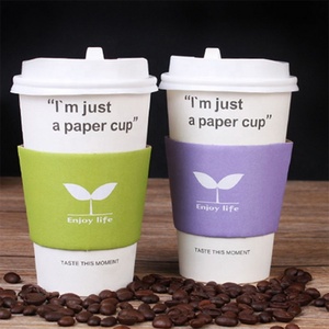 8oz 12oz 16oz Einweg-Kaffeebecher aus Kraftpapier mit individuellem Logo, umweltfreundlich, einwandig, für heiße/kalte Getränke, mit Deckel - Product Image 1