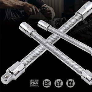 Flexible <b>Extension</b> <b>Rod</b> 1/4 In Chrome Cr-V Vanadium Universal Connecting <b>Rod</b> For Auto Repair Tool - Product Image 1