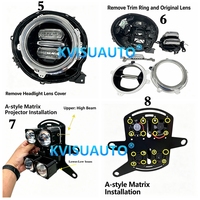 Support de montage pour phare à matrice bi-LED CQL 1,5 pouce pour Haval DARGO 2021