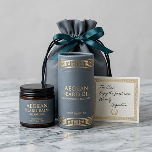Boîte cylindrique ronde en carton rigide mat de qualité supérieure pour la crème à raser pour homme, emballage personnalisé avec logo - Product Image 1