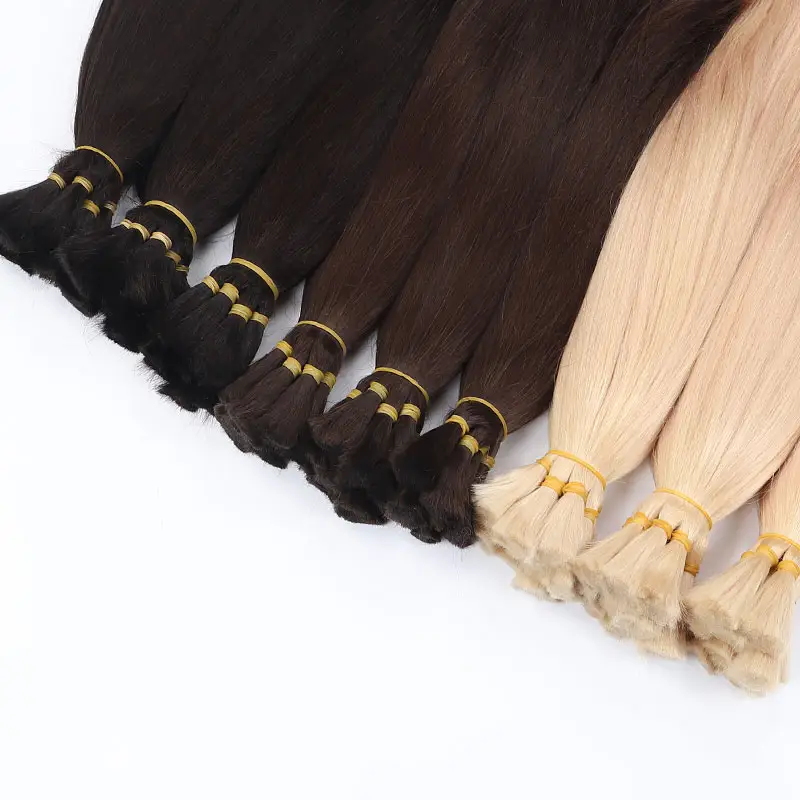 afro kinky Indian unprocessed raw virgin bulk human Hair Bulk Bundles Vendors Remy natural hair extension human Bulk hair