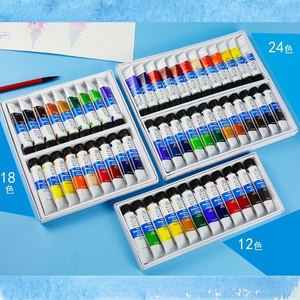Precio de fábrica Nivel de artista pigmento fino 12/18/24/36 juego de pintura de color de agua - Product Image 2