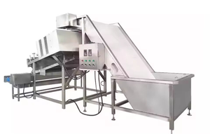 Máquina de eliminación de cáscara de camarón Máquina de pelado y descascarado de gambas Máquina de limpieza separadora de carne de pescado - Product Image 5