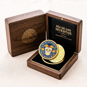 Monedas Rituales Conmemorativas de la <span class=keywords><strong>Sociedad</strong></span> Secreta, Personalizadas de Fábrica, Grabadas en Metal, Aleación de Zinc, Coleccionables, con Relieve, en Oro Antiguo - Product Image 1
