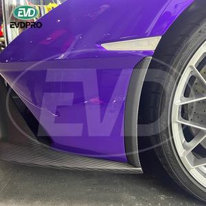 Pour <span class=keywords><strong>Lamborghini</strong></span> <span class=keywords><strong>Huracan</strong></span> Sto <span class=keywords><strong>2021</strong></span>, séparateur de pare-chocs avant en fibre de carbone sèche de style OEM - Product Image 3