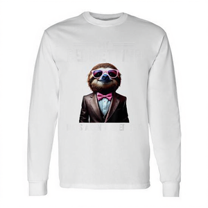 Camiseta de manga larga con cuello redondo y estampado digital para adultos, unisex, para noches acogedoras y cómodas en las vacaciones - Product Image 2