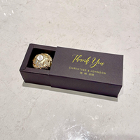 Boîtes à chocolat de luxe personnalisées avec logo, boîte à tiroir, boîte à allumettes, boîte cadeau dorée pour mariage et fête, emballage produit avec logo